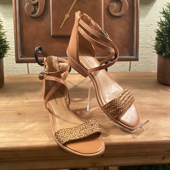 Lucky Brand Shoes - Lucky Brand Cortado Skipper Woven zip-back sandal, NWT, size 7 1/2